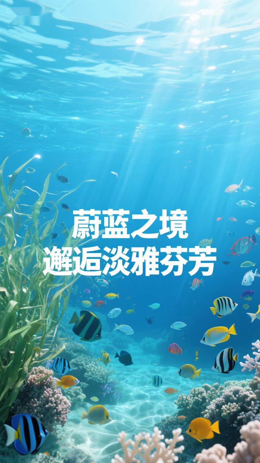蔚蓝之境,邂逅淡雅芬芳