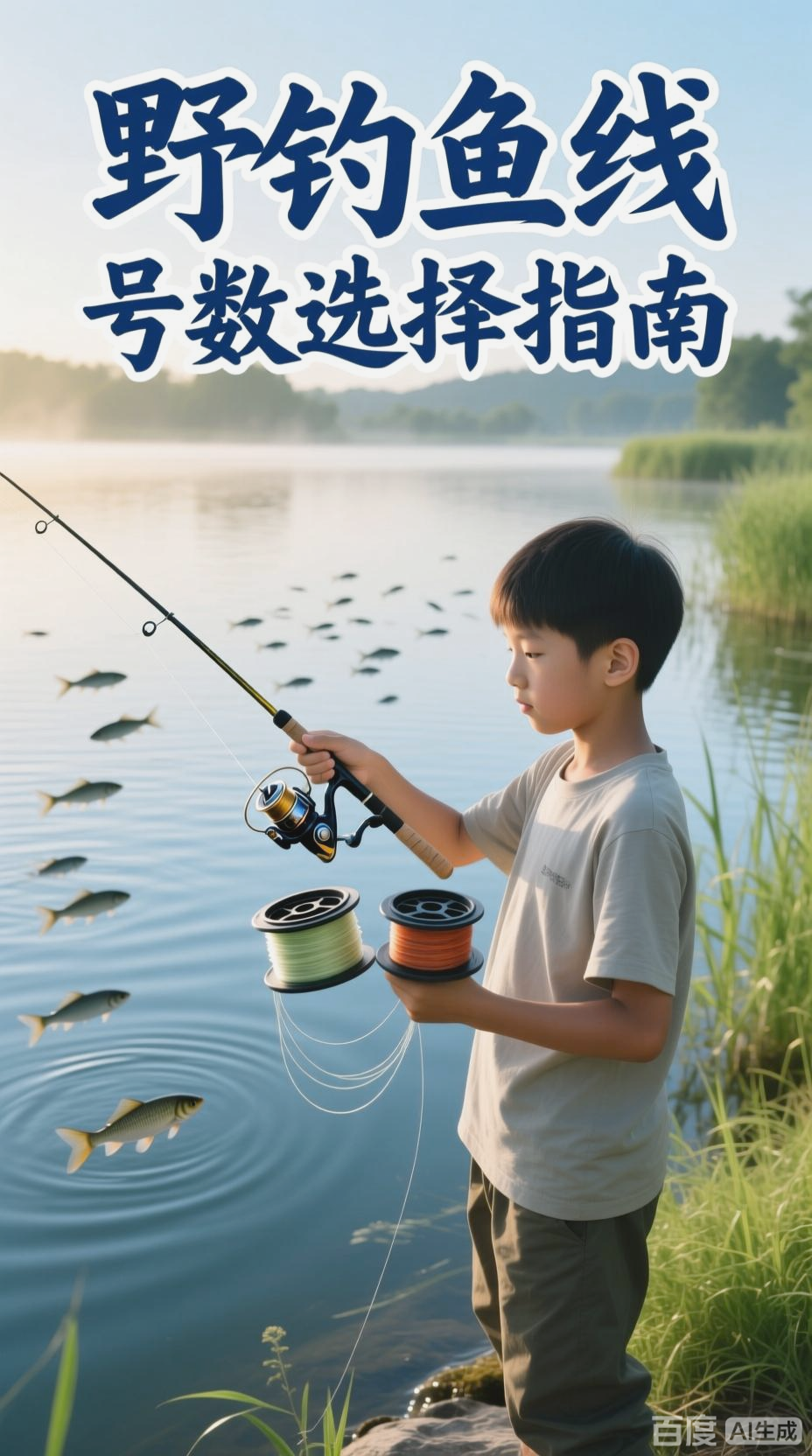 野钓鱼线号数选择指南