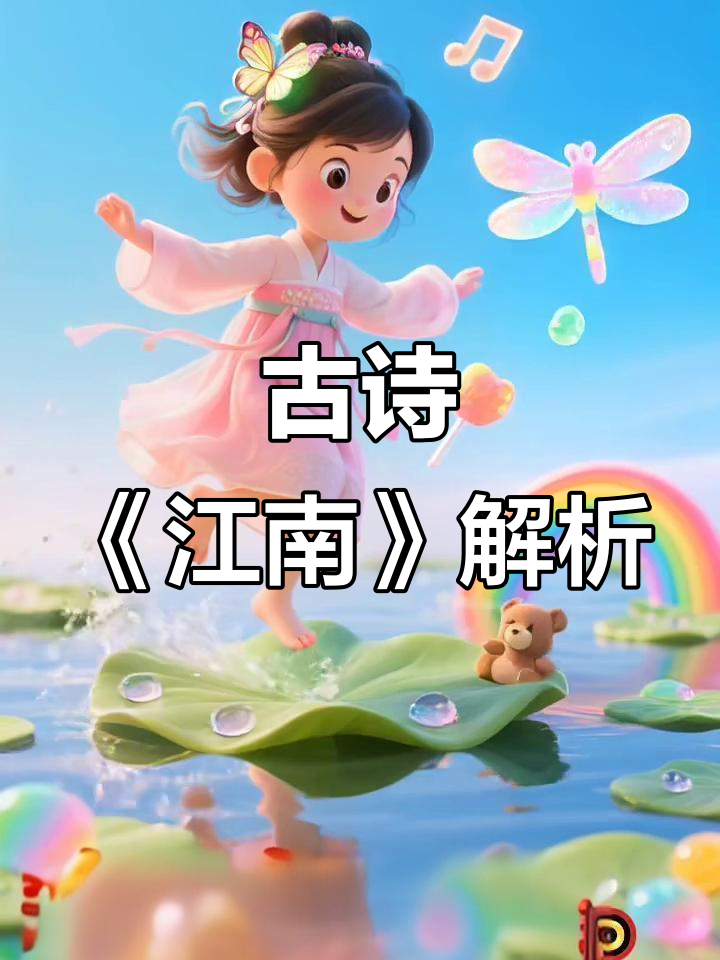 江南水乡采莲曲,鱼戏荷塘美景