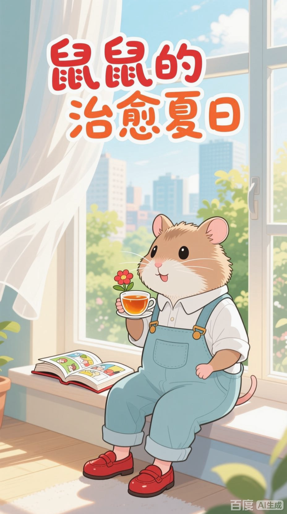 拟人化鼠鼠的夏日治愈日常