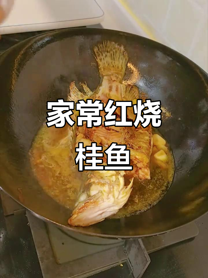 红烧鳜鱼家常做法,鱼肉鲜嫩不腥