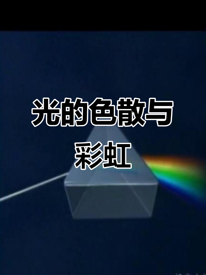 光的色散与彩虹现象:从三棱镜到水滴折射