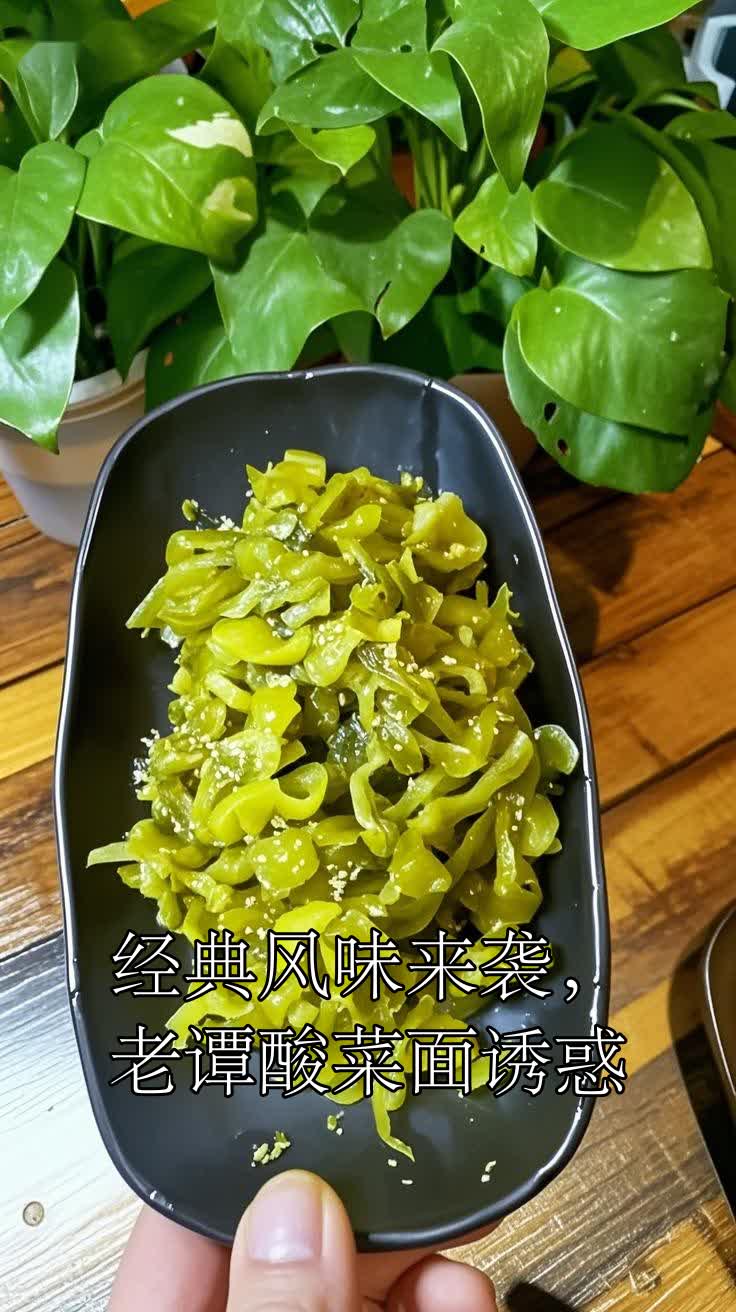 经典风味来袭，老谭酸菜面诱惑