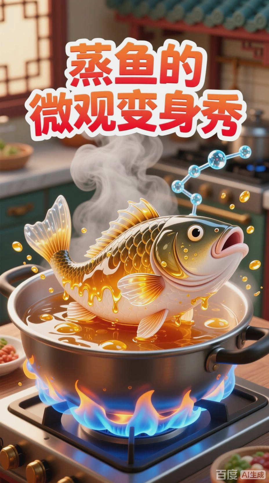 蒸鱼微观:从生到熟的奇妙变化