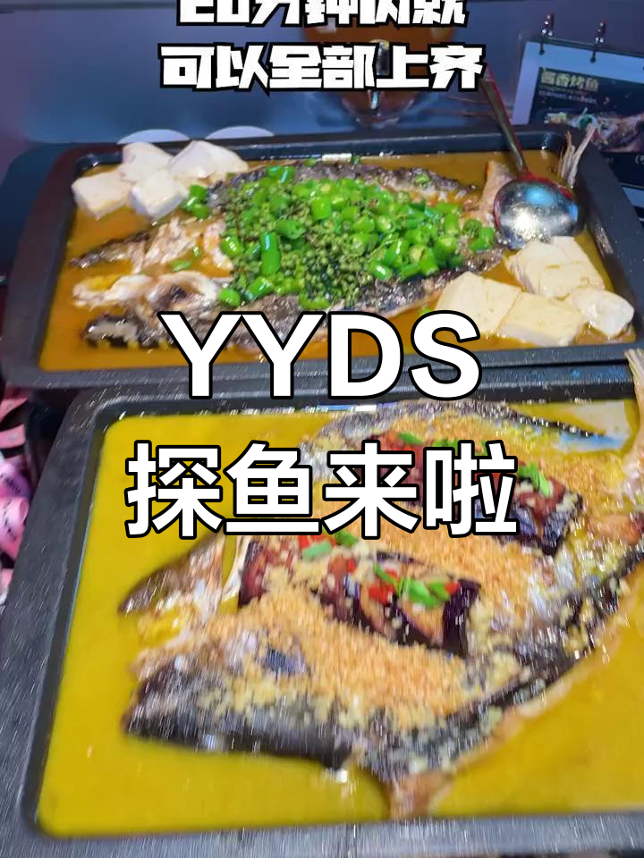 探鱼新店开业,烤鱼界的YYDS!德思勤美食打卡地