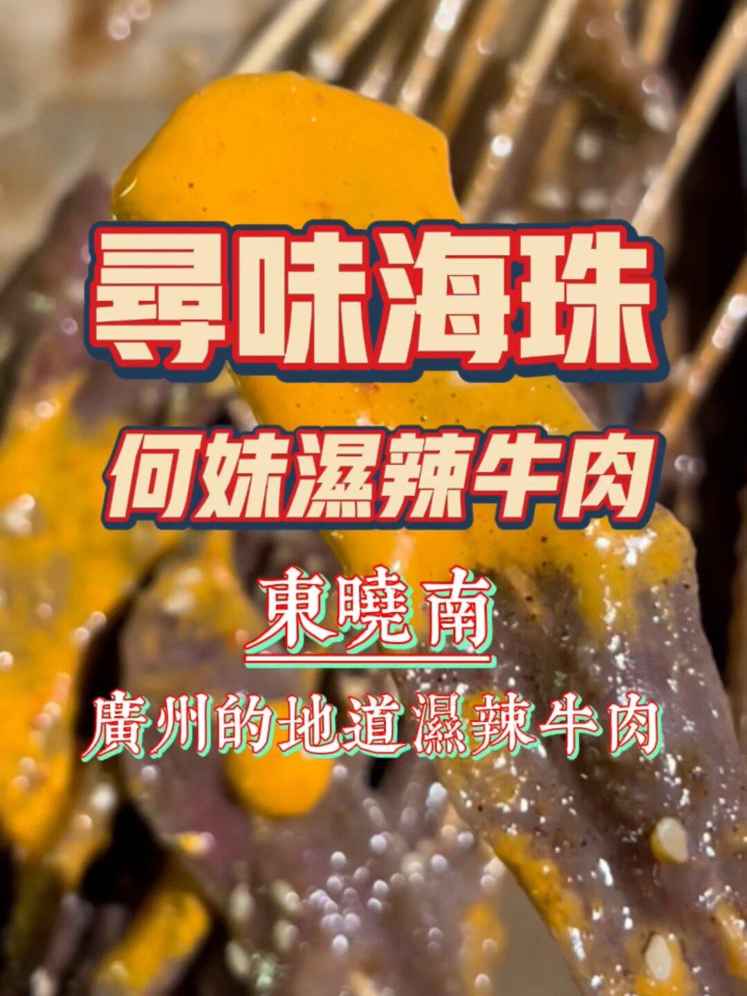 广州稀缺的地道湛江湿辣牛肉