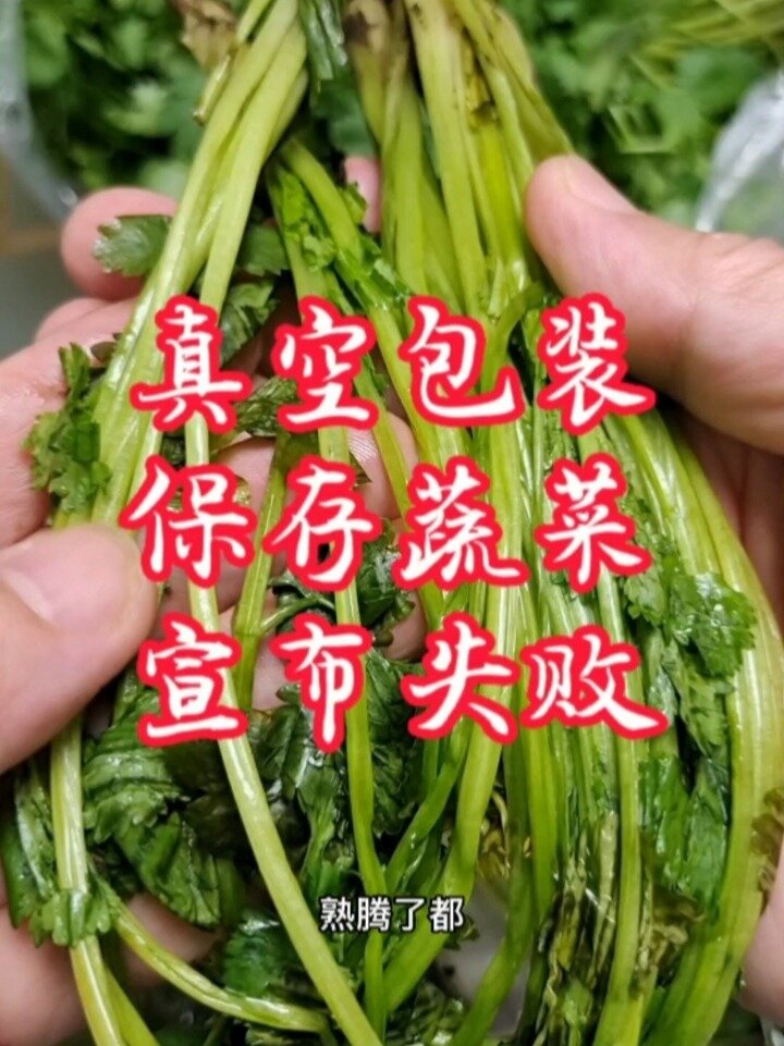 实践出真知,真空包装保存蔬菜绝对瞎鬼~