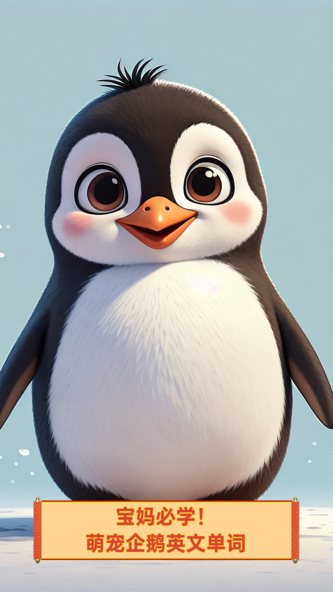 宝妈必学！萌宠企鹅英文单词