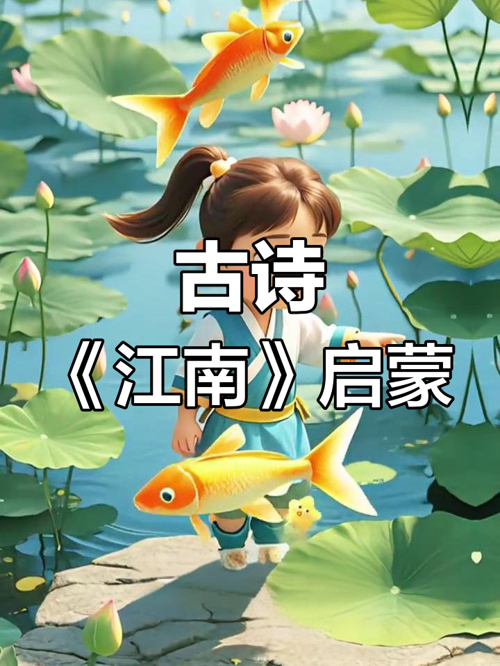 江南水乡采莲歌,鱼戏荷塘乐趣多