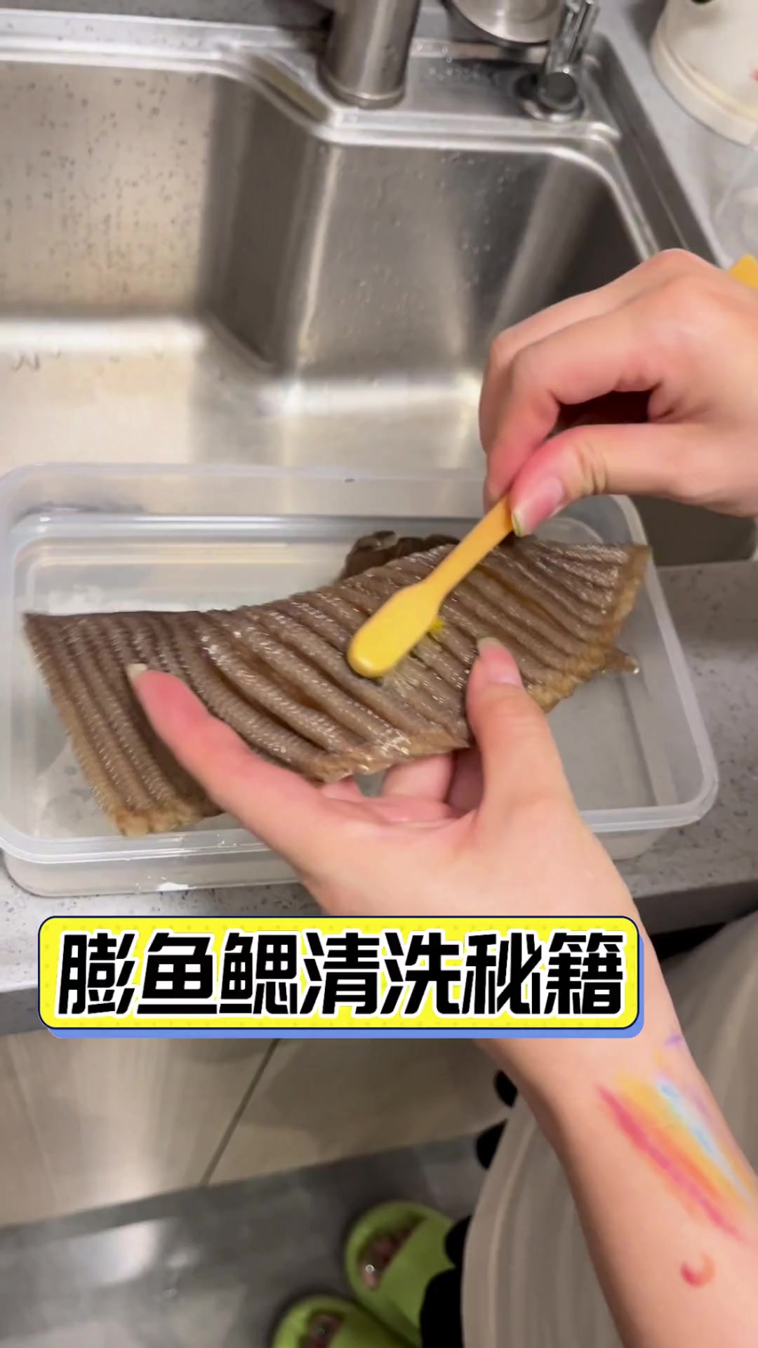 膨鱼鳃清洗秘籍