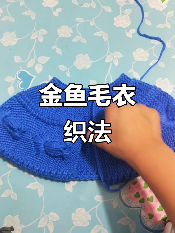 小金鱼毛衣编织教程,轻松学会打造可爱上半身