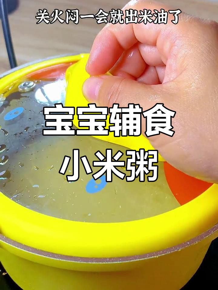 每周2-3次,轻松给宝宝做营养辅食:小米粥的做法分享