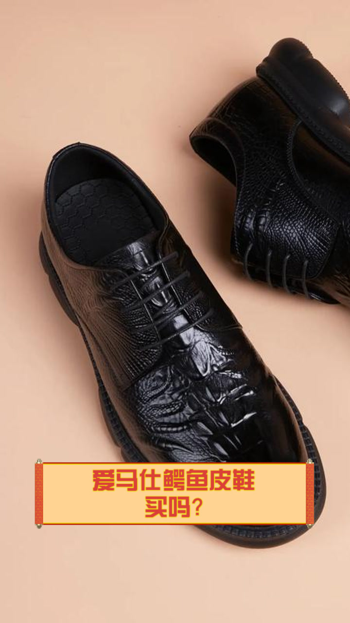 爱马仕鳄鱼皮鞋，买吗？