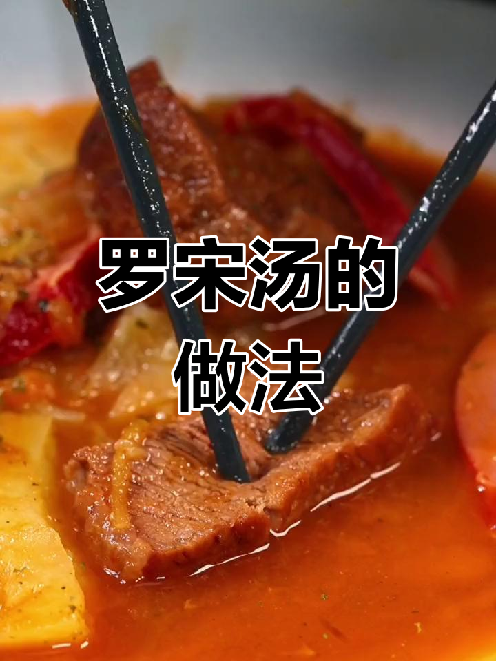 经典罗宋汤,浓郁番茄牛肉味