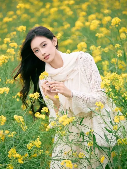 8个春天油菜花拍照姿势，快来学！