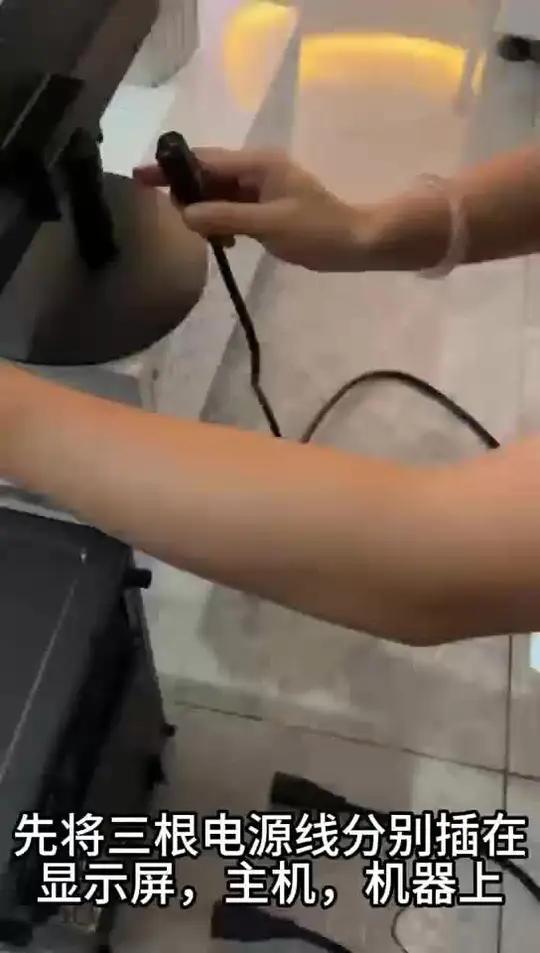 拉力机电脑连接线操作视频
