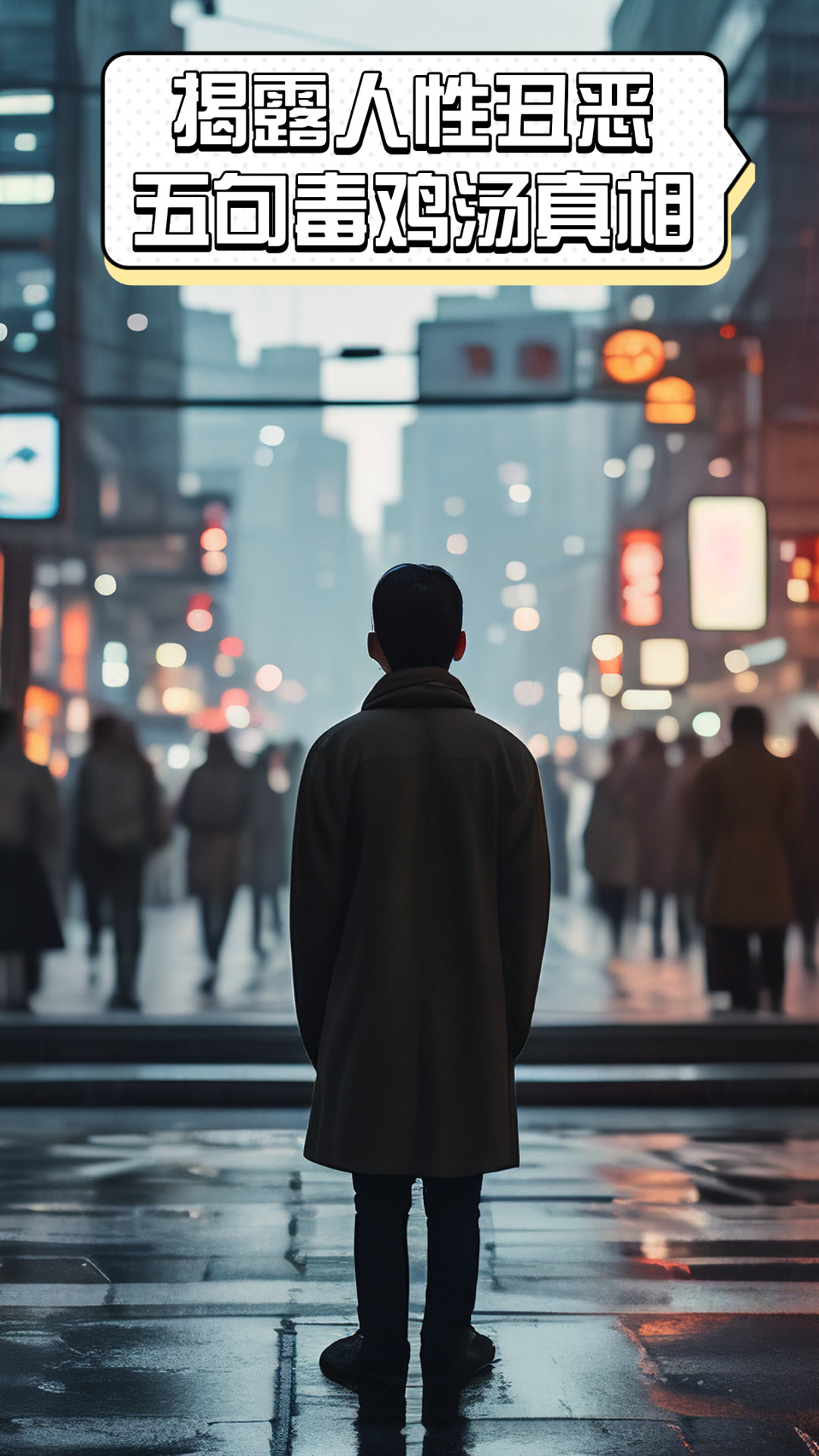 揭露人性丑恶,五句毒鸡汤真相