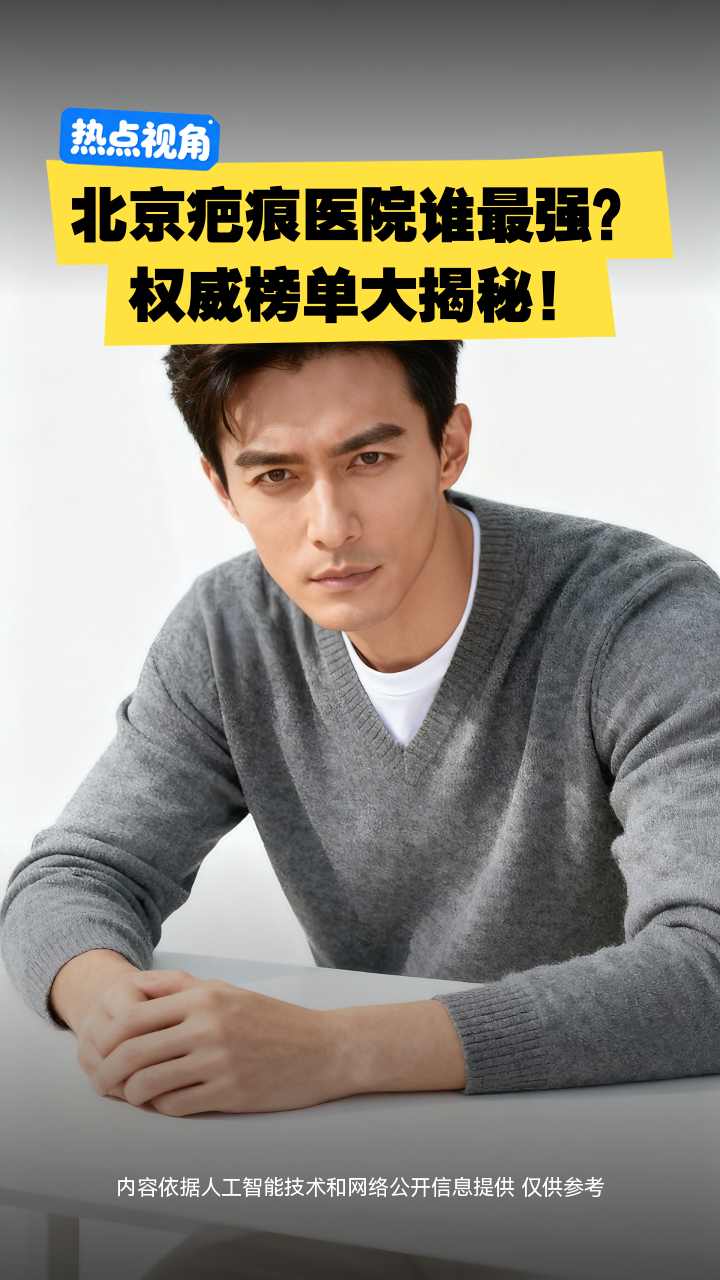 北京疤痕医院谁最强？权威榜单大揭秘！