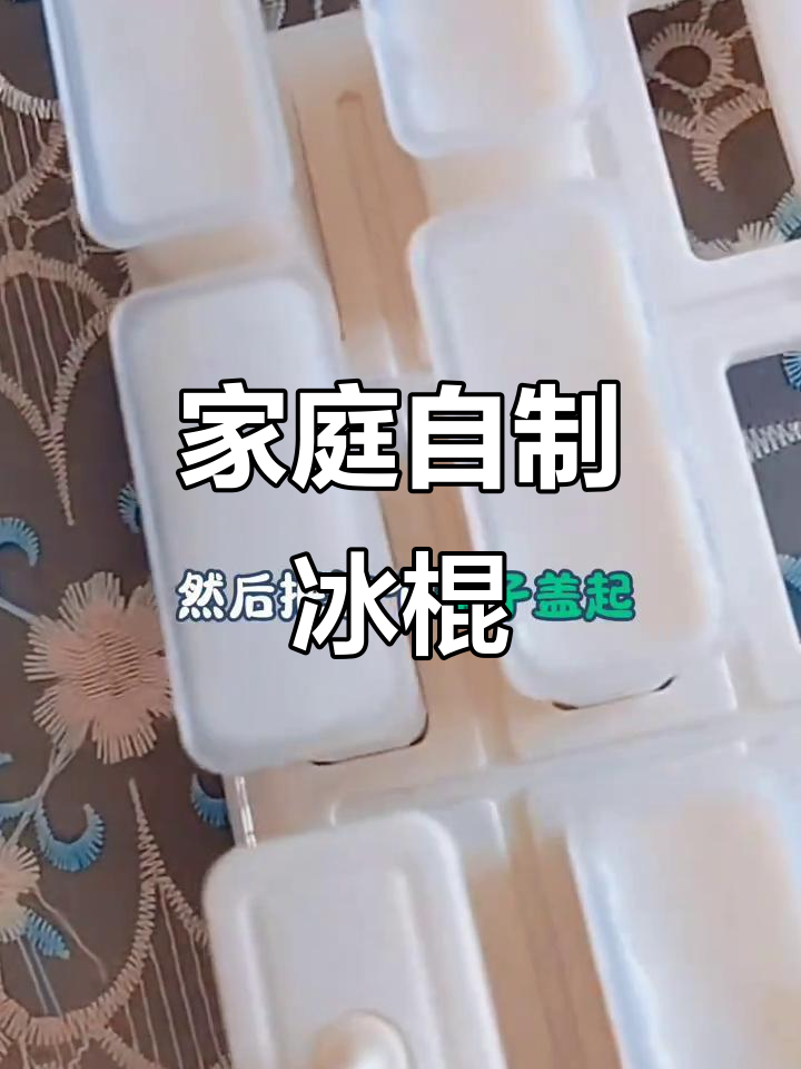 自制雪糕,简单又美味!糯米粉、奶粉和蜂蜜的完美搭配