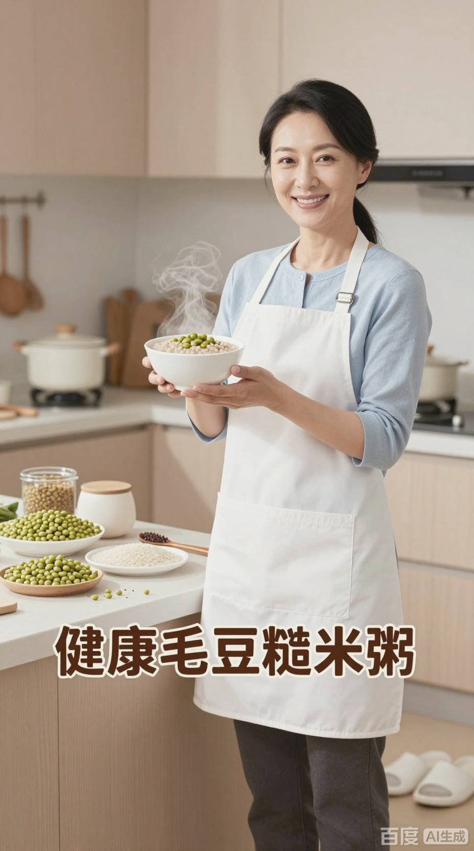 毛豆糙米粥,健康美味新选择