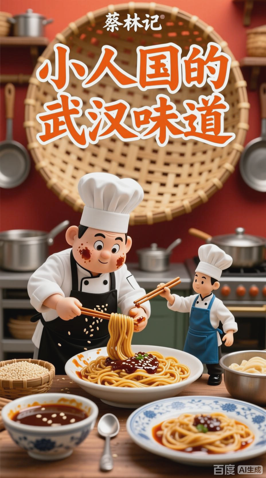 小人国里的蔡林记热干面制作记