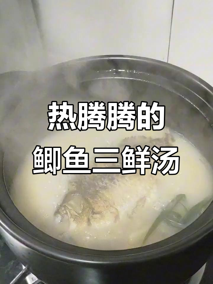 砂锅鲫鱼三鲜汤,营养满满又美味