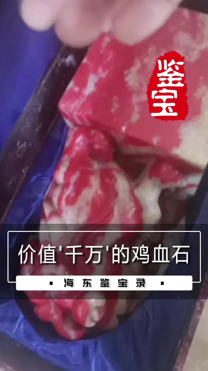 这不是鸡血石,这是鸭血石鉴定