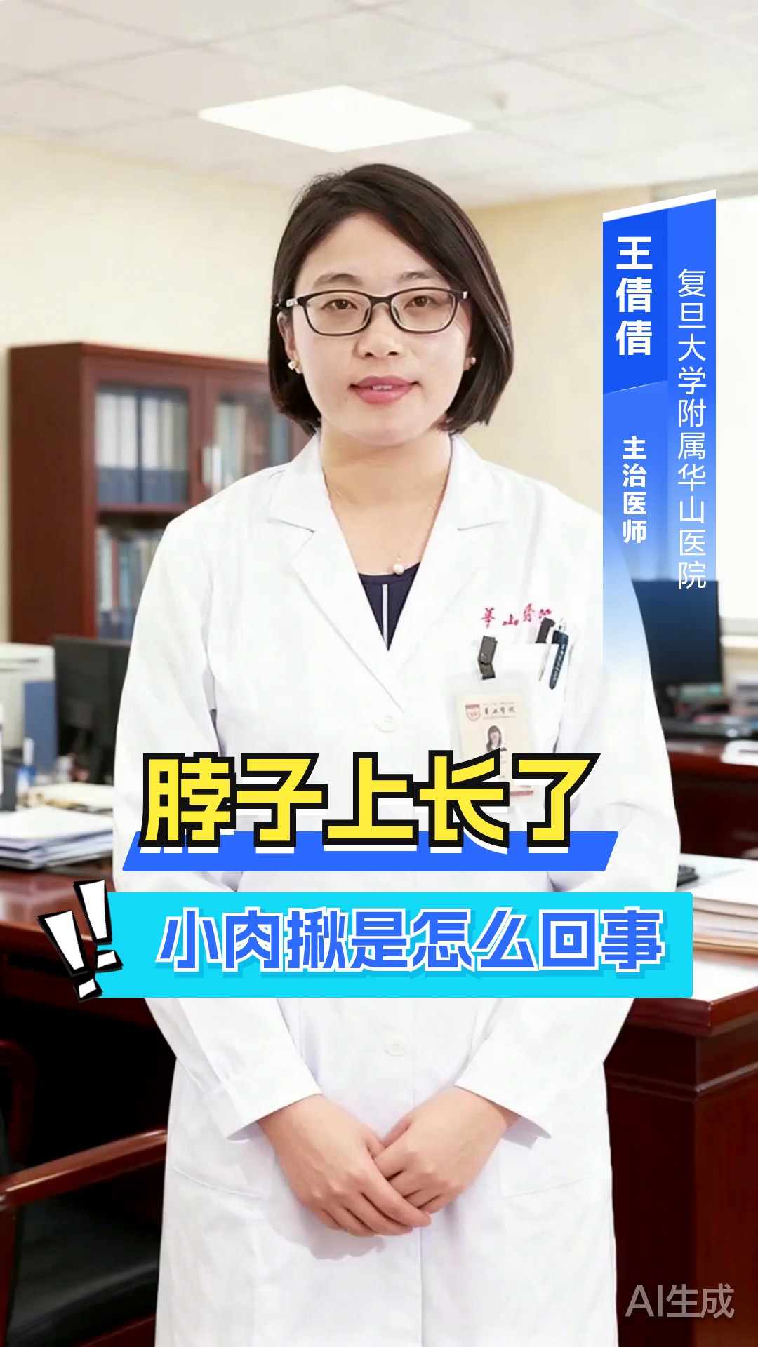 脖子上长了小肉揪是怎么回事