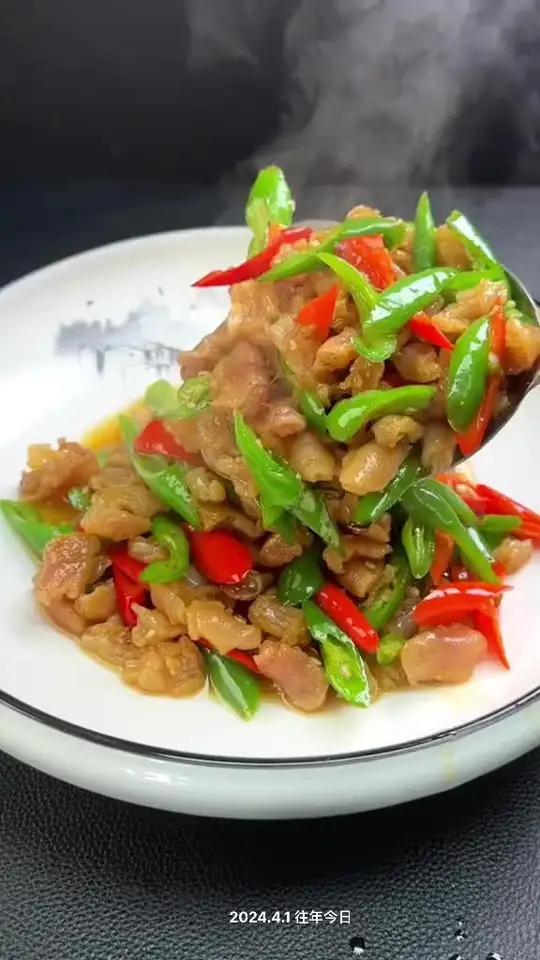 鸭脚筋炒辣椒