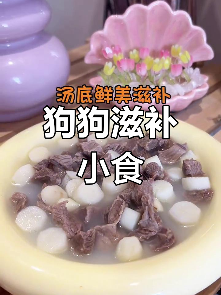 简单做,营养美味汤;鸡肉干轻松烤,狗狗最爱的小零食!