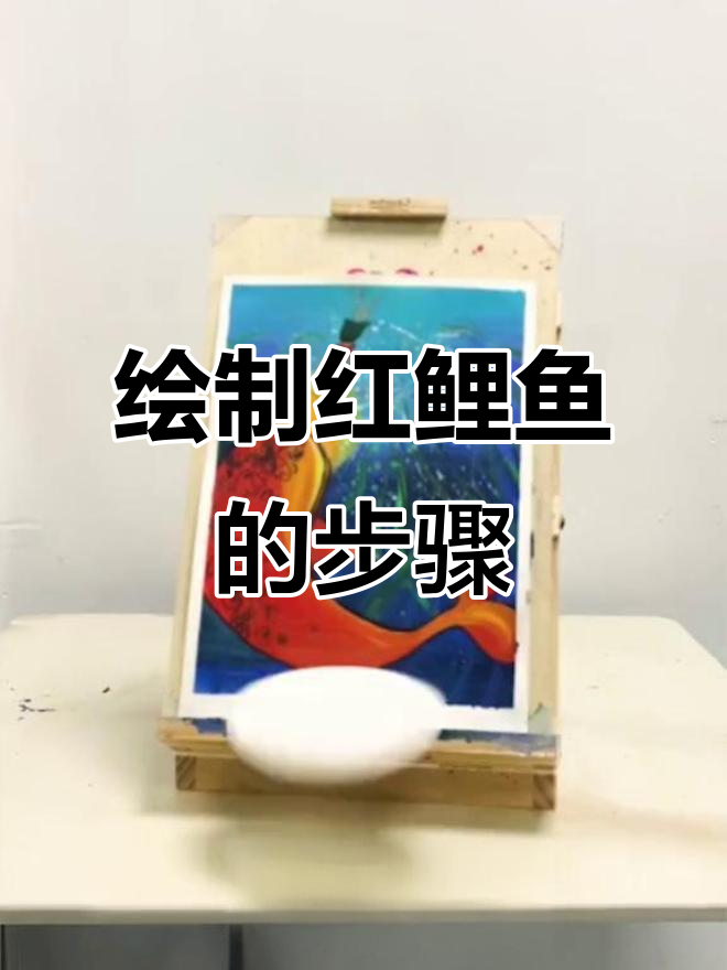 红鲤鱼水彩制作技巧，掌握这些步骤轻松画出完美大作