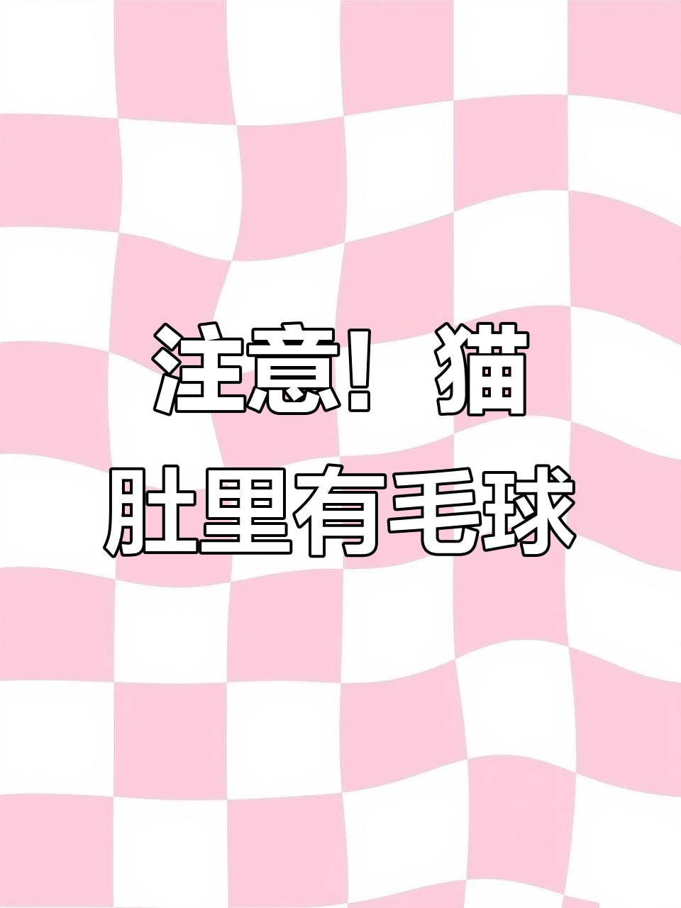 猫咪肚子里毛球太多?母鸡蹲和呕吐可能是信号
