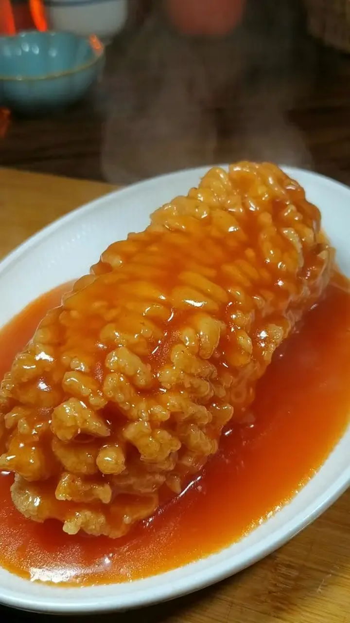 每年的餐桌上必不可少的一道酸甜松鼠鱼
