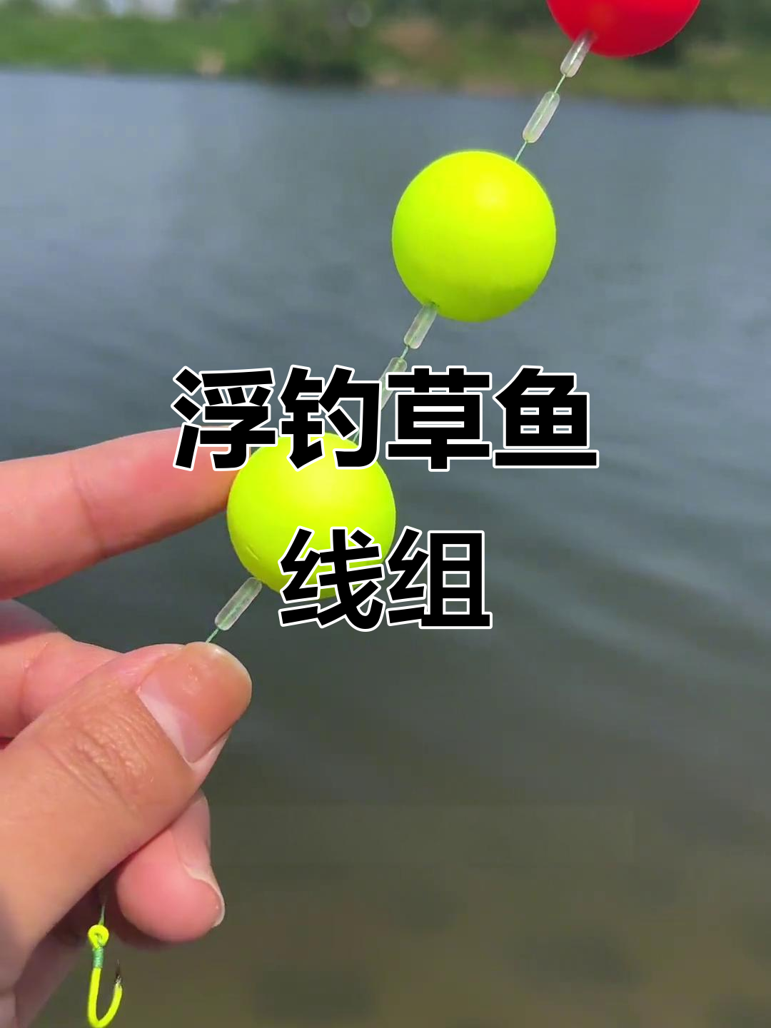 浮钓草鱼新技巧,轻松捕捉五十斤大草鱼