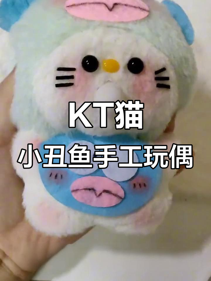 小丑鱼KT猫录音玩偶制作教程,轻松DIY毛绒娃娃