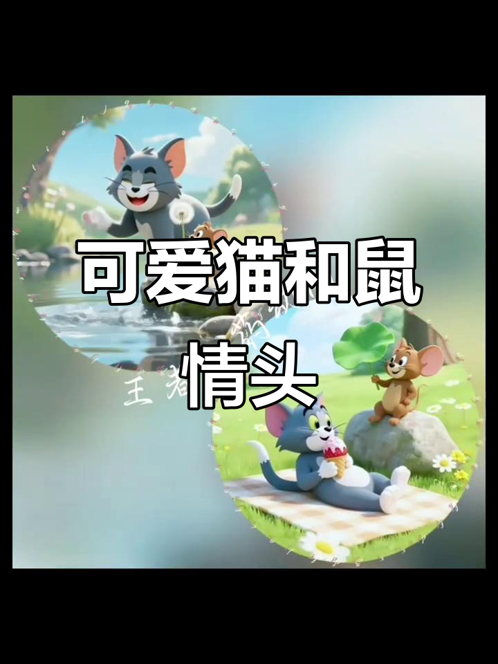 猫和老鼠情头，萌态十足！