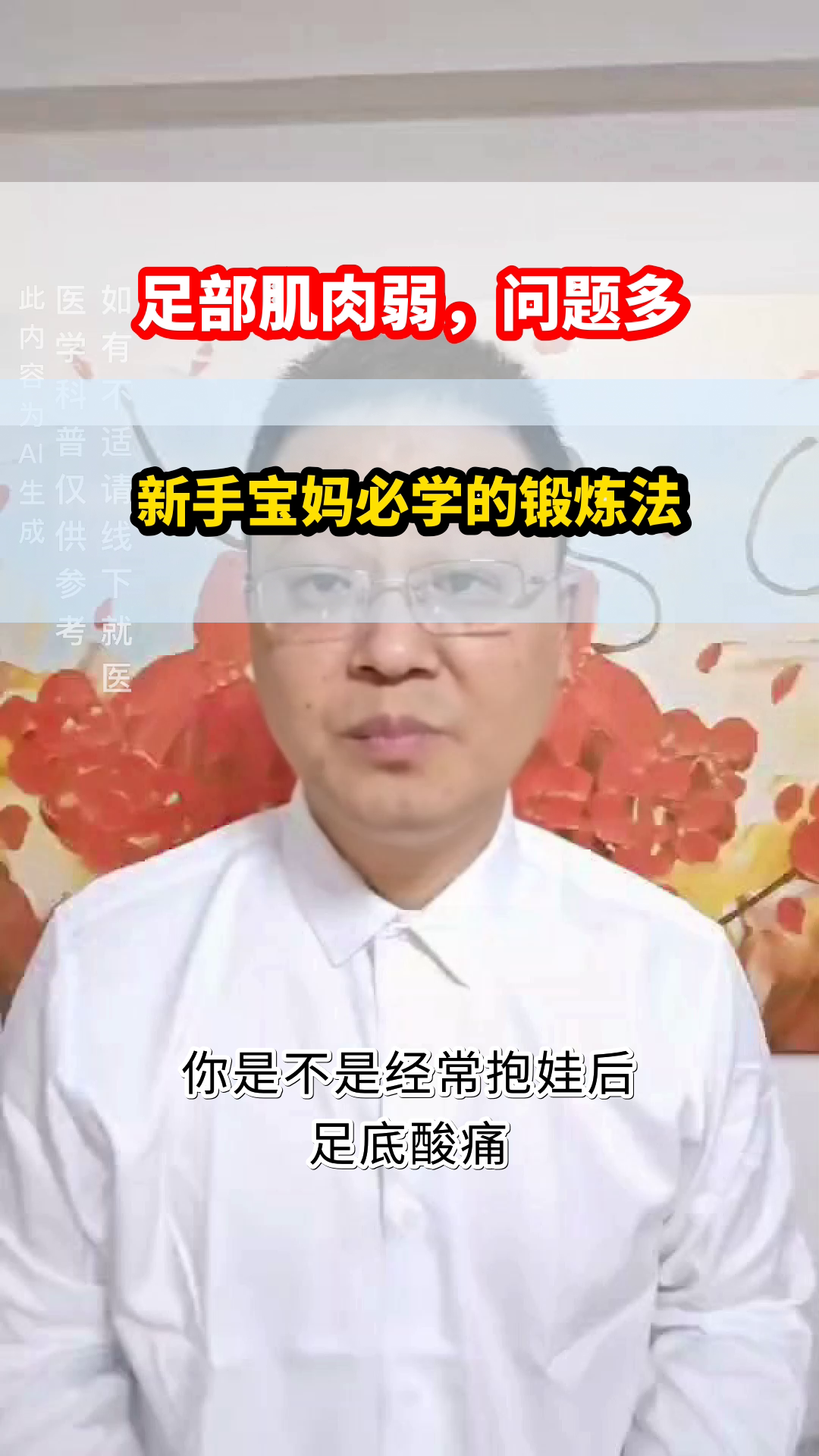 足部肌肉锻炼,新手宝妈必学