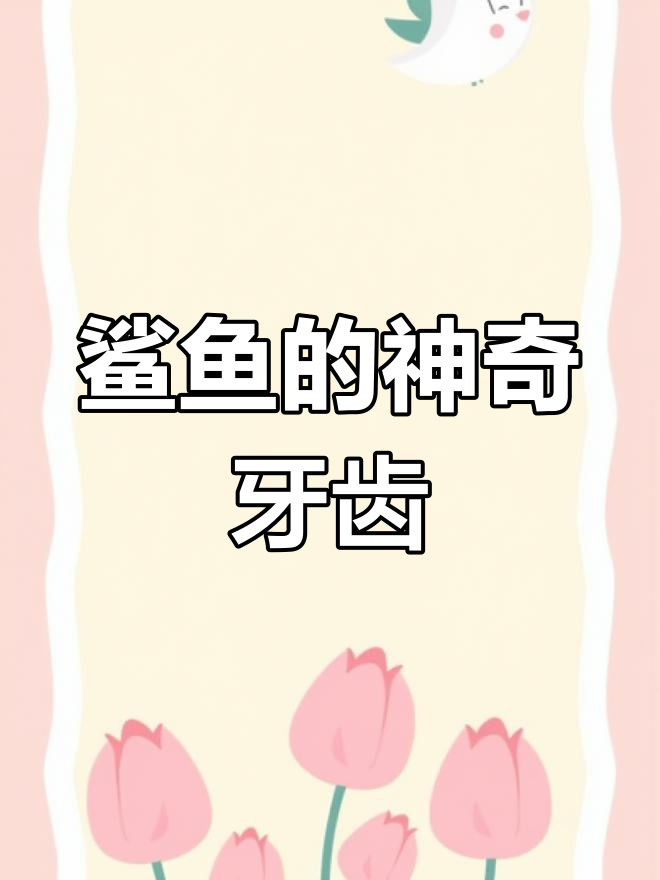 鲨鱼牙齿掉落又重生,一生换牙无数次!
