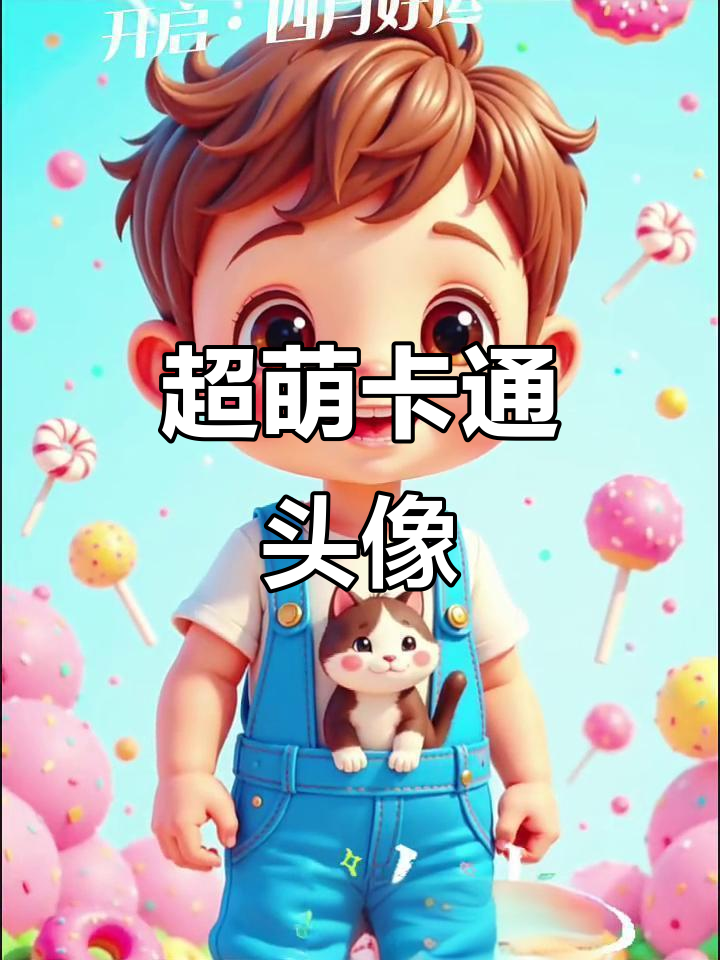 可爱卡通头像,萌翻了!