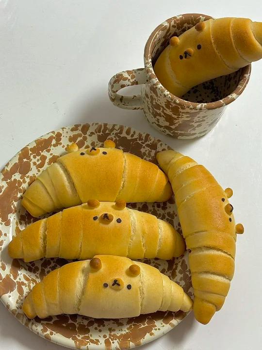 熊熊黄豆粉花生盐面包