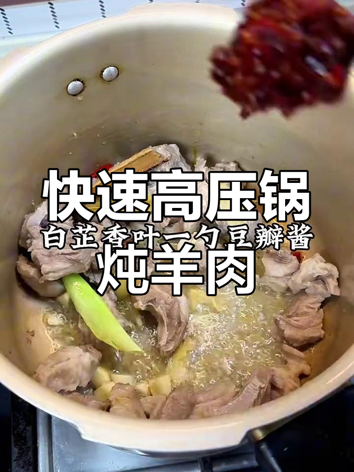 高压锅炖羊肉,12分钟搞定!汤底香浓,吃上一口暖心又过瘾