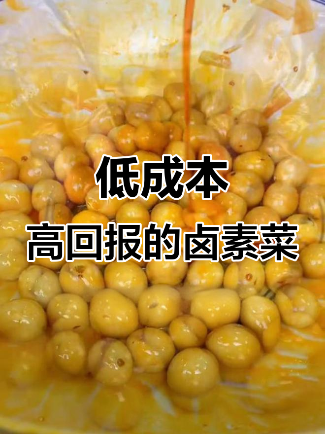 卤素菜轻松做,成本低又美味,开店摆摊都能赚到钱