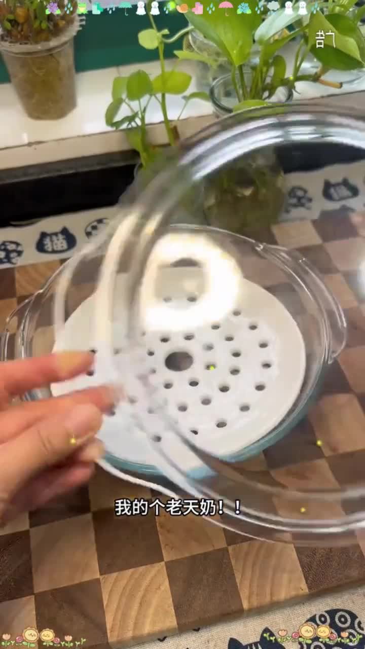 终于挖到了微波炉神仙组合,解决热馒头的大难题 带孔蒸盘 微波炉热馒头 微波炉专用蒸盒