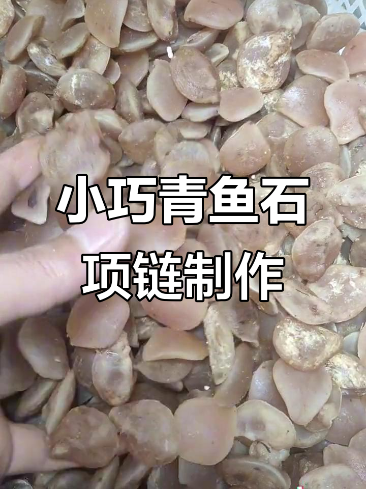 网友定制青鱼石项链,小巧精致款式展示