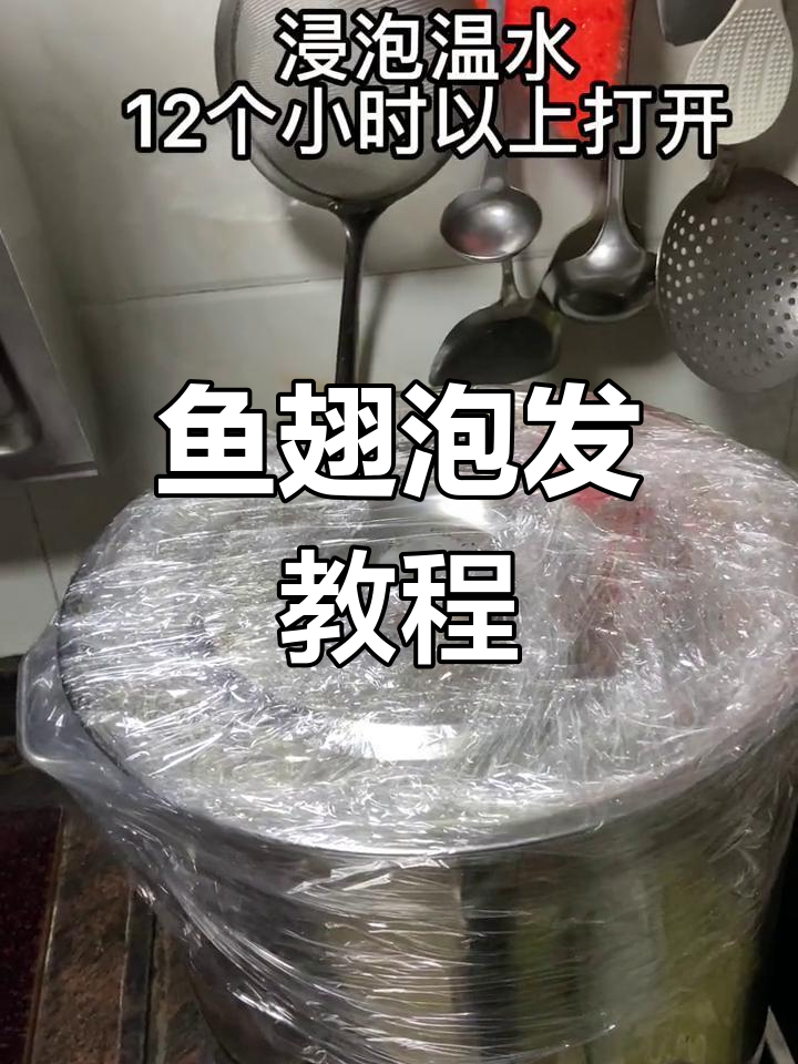 大金钩翅泡发全流程