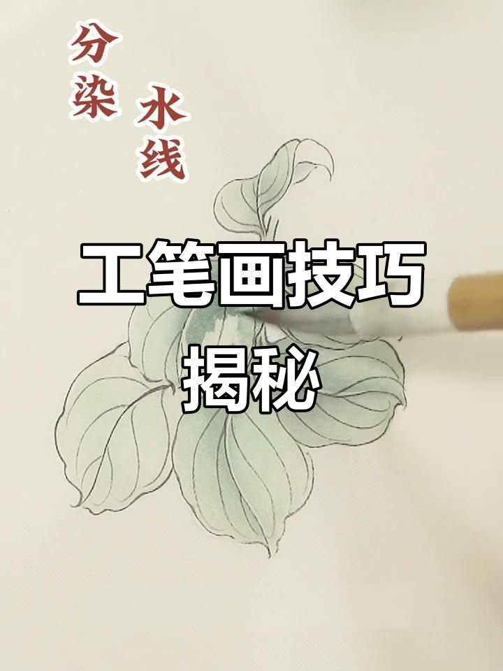 工笔画技法解析,灵活运用顺序与步骤