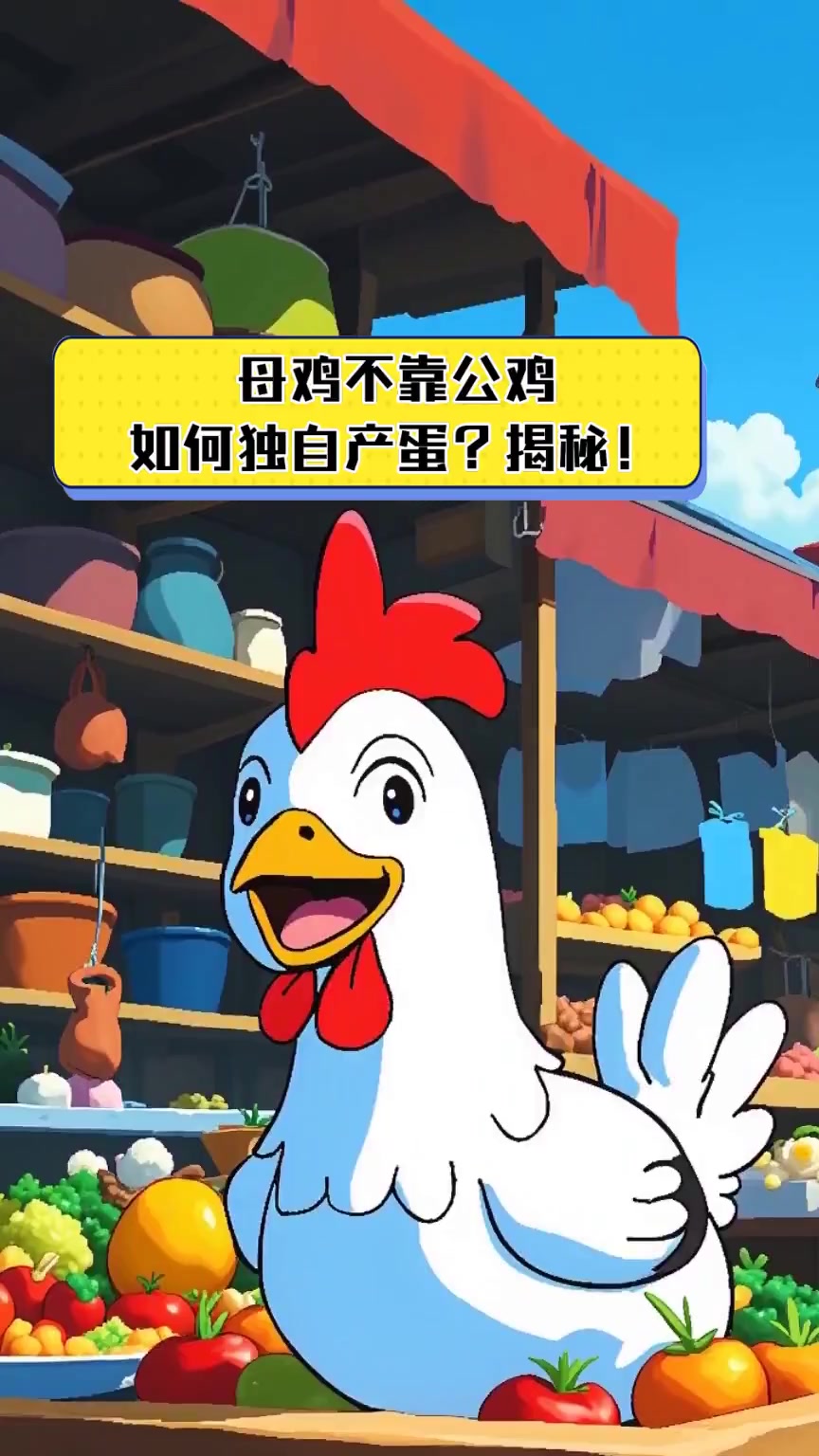 母鸡不靠公鸡,如何独自产蛋?揭秘!