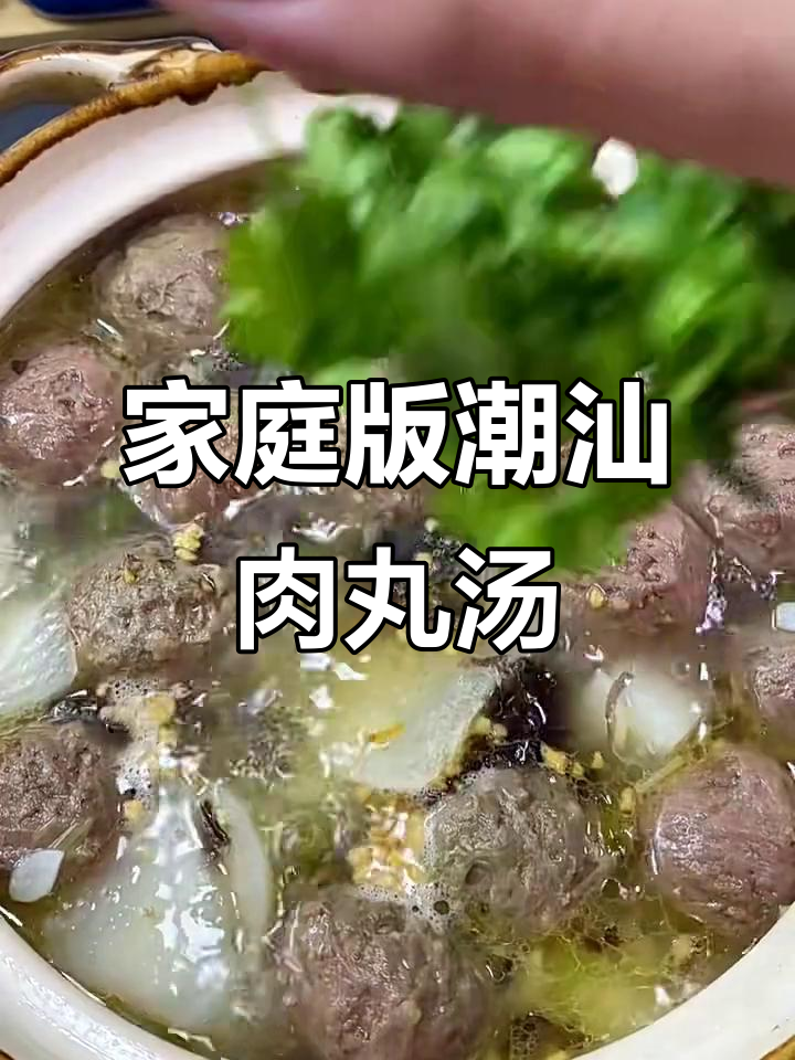 在家轻松做潮汕肉丸汤,鲜美又营养