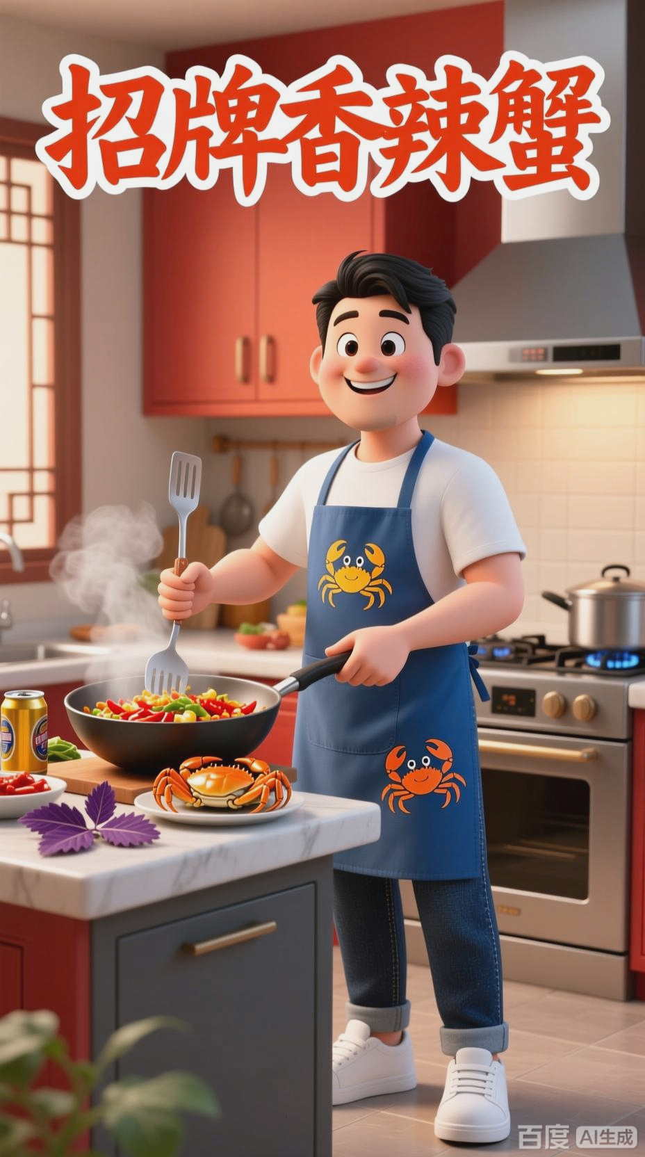 香辣蟹制作,家的味道