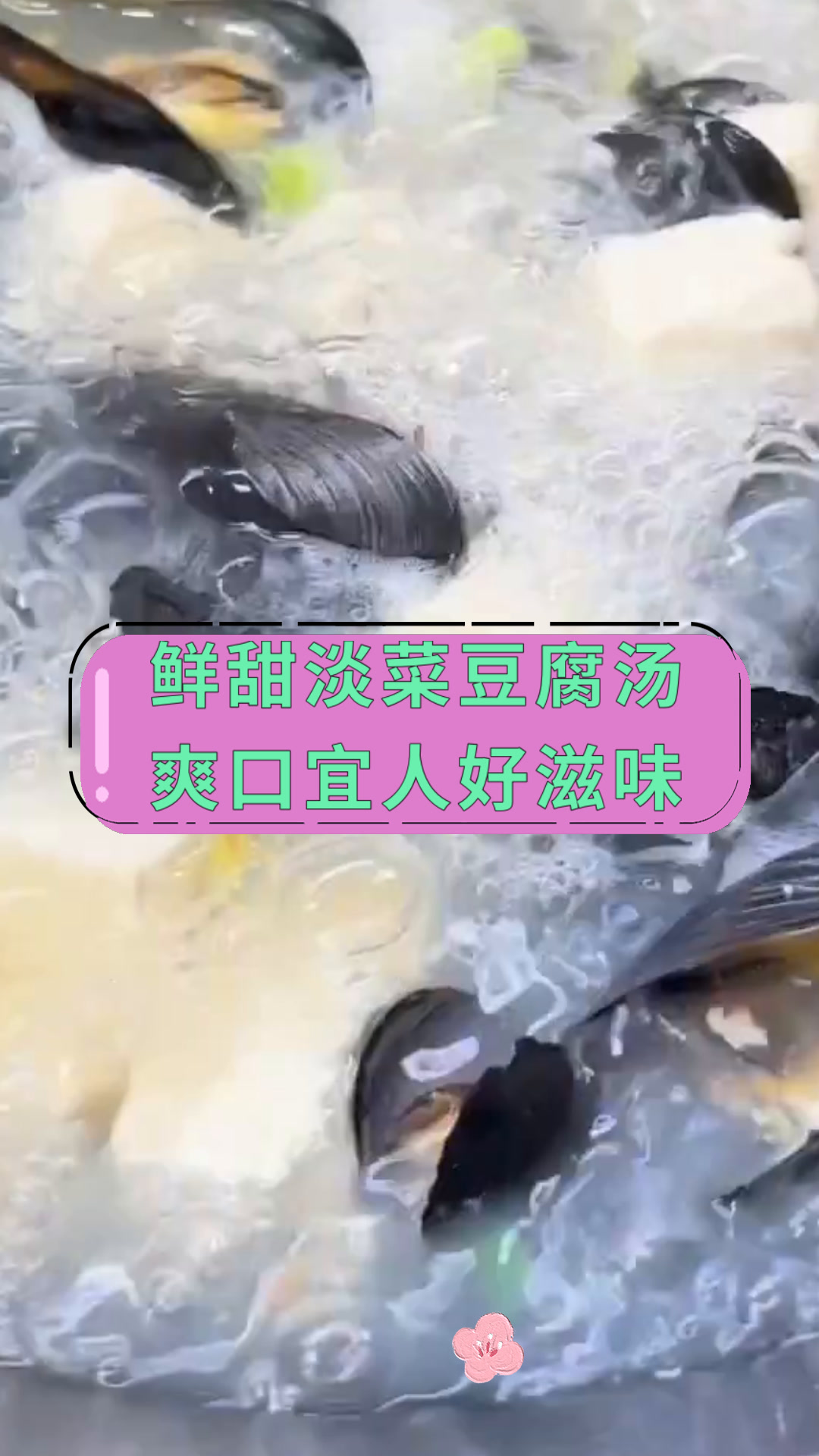 鲜甜淡菜豆腐汤爽口宜人好滋味